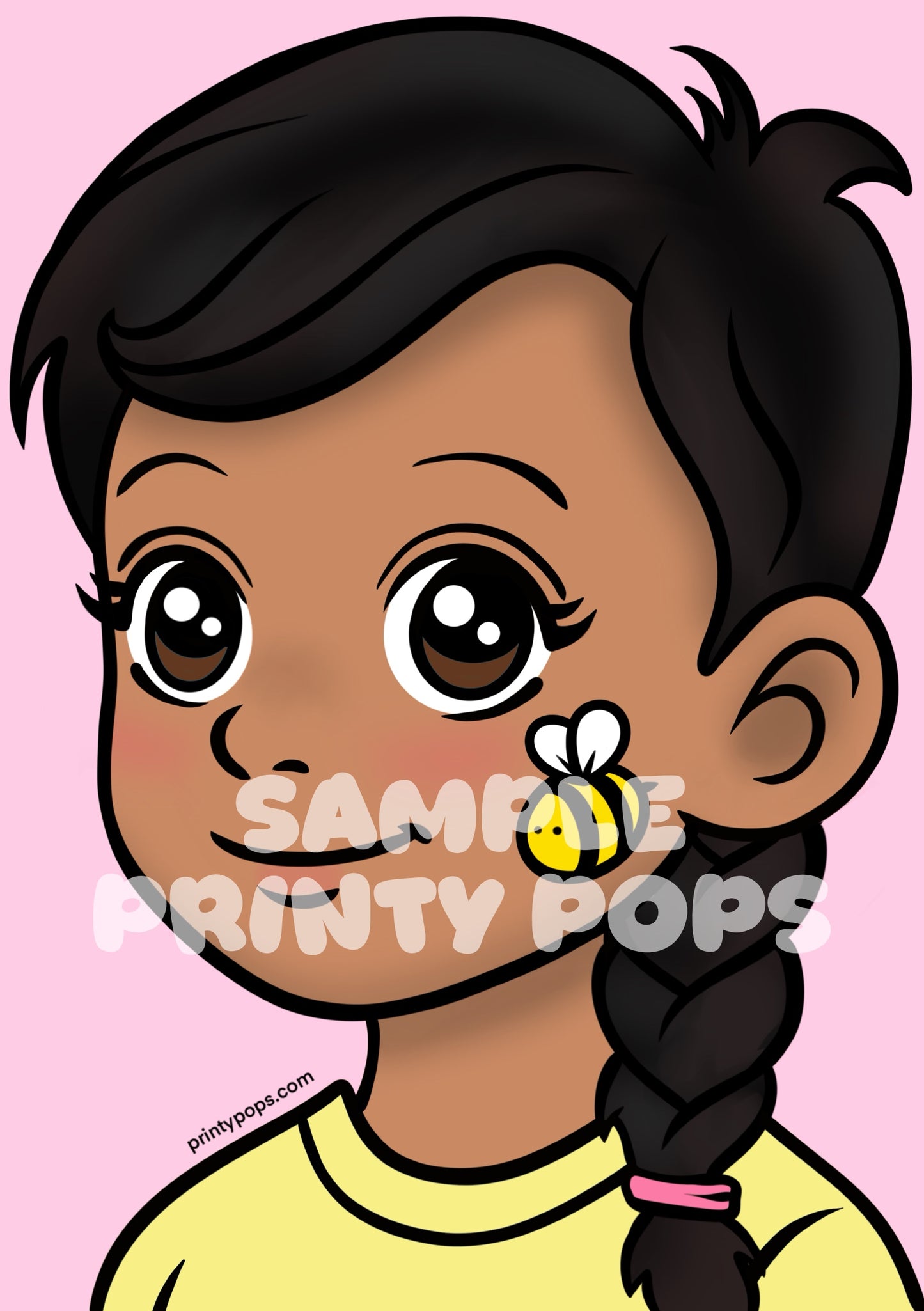 Bumblebee - DIGITAL Face Painting Menu Card
